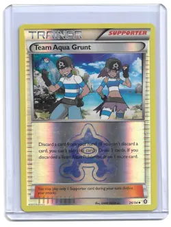 2015 Pokemon - Double Crisis Team Aqua Grunt #26/34 Reverse Holo - Image 1
