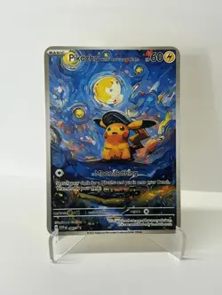 Pikochu with TheStary Ninght HP60 Gold Metal Pokemon Card-Collectible Gift - Image 1