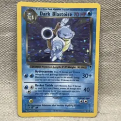 Pokemon TCG Dark Blastoise Holo Team Rocket 3/82 Stage 2 Card English - Image 3
