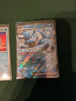Blastoise, Wartortle & Squirtle Pokemon TCG 151 set Of 3 - Image 3