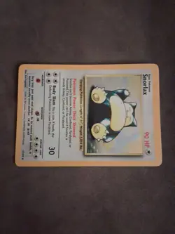 Pokemon TCG Snorlax Holo Rare Card 11/64 Jungle Unlimited Vintage Near Mint NM - Image 3
