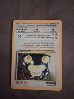 Pokemon TCG Snorlax Holo Rare Card 11/64 Jungle Unlimited Vintage Near Mint NM - Image 4