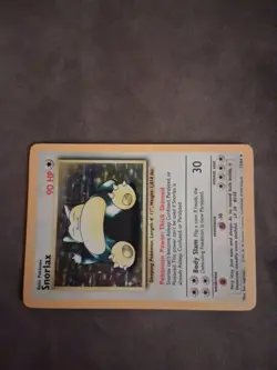 Pokemon TCG Snorlax Holo Rare Card 11/64 Jungle Unlimited Vintage Near Mint NM - Image 5