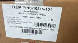 Pokemon TCG Mega Evolution Ascended Heroes Elite Trainer Box SEALED CASE - Image 3