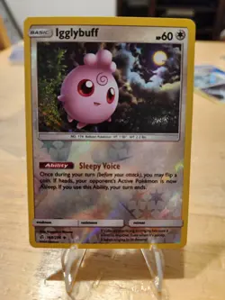 Igglybuff 168/236 Reverse Holo Pokemon 2019 Cosmic Eclipse - NM Pokemon Card - Image 1