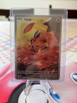 Pokemon TCG Tepig Illustration Rare Card 096/086 Sv: White Flare - Image 1