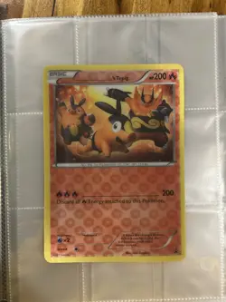 Pokemon 126 Card Lot with Collection Binder and 2 Bins - Image 2