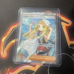 Pokemon TCG Lillie's Determination 169/132 Me01 Holo Ultra Rare Trainer Card - Image 1