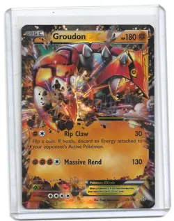 2015 XY Primal Clash Groudon EX 85/160 Holo - Image 1