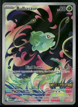 2025 Pokemon Mega Evolutions Bulbasaur Illustration Rare #133 - Image 1