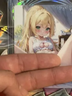 Pokemon lillie Lewd Anime Waifu Custom DIY Double Side Trainer Art Pokemon card - Image 3