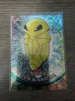 KAKUNA #14 Pokemon Card TCG FOIL Topps TV Animation - Image 1