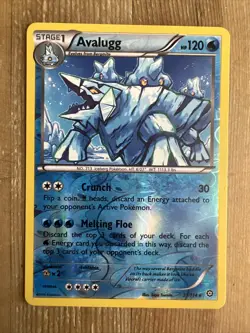 Avalugg 37/114 Reverse Holo Pokemon TCG XY Steam Siege Uncommon VLP - Image 1