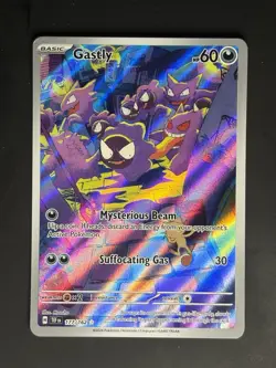 Pokemon Gastly Temporal Forces Promo Full Art Holo 177/162 | N-MINT - Image 1