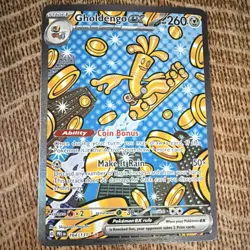 Pokemon Gholdengo EX Special Illustration Rare Holo 164/131 Prismatic Evolution… - Image 4