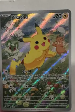 Pokemon Pikachu 088 Scarlet & Violet Promo Holo Basic Card HP 70 English - Image 3