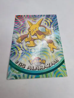 Topps Pokemon #65 Alakazam Physic Spoon Regular TV Animation Edition MP - Image 1