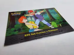 Topps Pokemon EP#3 Ash Catches a Pokemon Holo Foil TV Animation Edition LP - Image 2