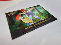 Topps Pokemon EP#3 Ash Catches a Pokemon Holo Foil TV Animation Edition LP - Image 5