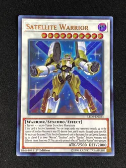 YUGIOH SATELLITE WARRIOR LED6-EN023 1ST ULTRA NM - Image 1