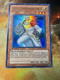 YuGiOh Aurkus, Lightsworn Druid Ultra Rare 1st Edition LCGX-EN250 Near Mint NM - Image 4