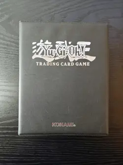 Yugioh TCG Official Black 4 Pocket Binder Amazing Condition - Image 1