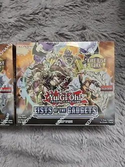 Yu-Gi-Oh! Fists of the Gadgets Booster Box 1st Edition New Sealed (Lot of 2) - Image 2