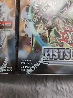 Yu-Gi-Oh! Fists of the Gadgets Booster Box 1st Edition New Sealed (Lot of 2) - Image 3