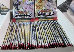 Prismatic Evolutions "booster box" 👀 Lot 36x Sealed Booster Packs ‼ Pokemon SV - Image 2
