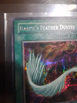 Harpie's Feather Duster SDD-003 Yu-Gi-Oh Limited Edition Secret Rare Holo Foil - Image 2