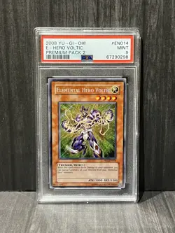 Elemental HERO Voltic PSA 9 PP02-EN014 2008 Yu-Gi-Oh! Secret Rare - Image 1