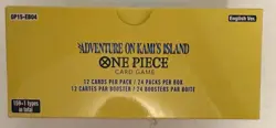 One Piece TCG OP15-EB04 Booster Box (UNSEALED); 24 Sealed Packs and 1 Dash Pack - Image 3