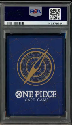 2024 One Piece OP10 Japanese #119 Trafalgar Law Manga Alternate Art PSA 10 - Image 2