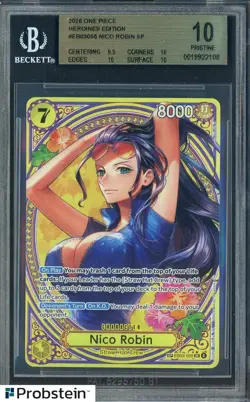 One Piece CCG Nico Robin SP Heroines Edition EB03-055 BGS 10 PRISTINE - Image 1