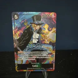 One Piece CCG Sabo OP04-083 Alternate Art Foil 6000 Power Kingdoms - English - Image 1