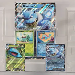 Blooming Waters Pokemon 151 Blastoise Venusaur Squirtle Bulbasaur w/ JUMBO - Image 1