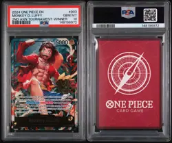One Piece ST13-003 Luffy 2nd Anniversary Tournament Winner Promo PSA 10 - Image 2