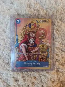 Monkey.D.Luffy (2nd Anniversary Stamped) P-043 One Piece Promo Non Foil - Image 1
