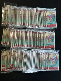 LOT of (100) One Piece McDonald's Factory Sealed Japanese Packs - Image 1