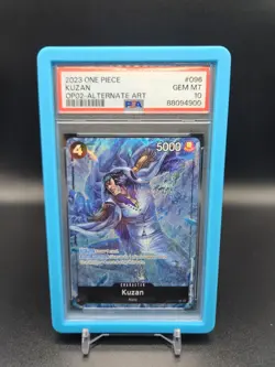 PSA 10 One Piece TCG Kuzan OP02-096 SR Alternate Alt Art Paramount War English - Image 1