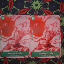 2x Monkey.D.Luffy P-061 One Piece TCG - Starter Deck 16: GREEN Uta English Promo - Image 1