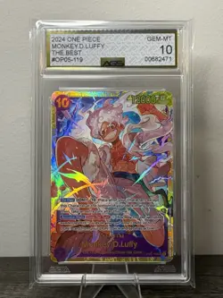 MONKEY.D.LUFFY 2024 One Piece PRB-01 Premium Booster The Best #OP05-119 AGS 10 - Image 1