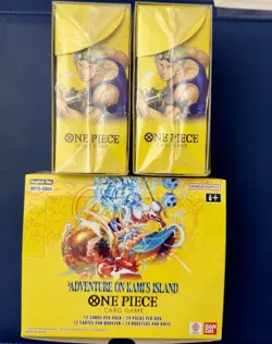 One Piece OP15-EB04 - Booster Box (UNSEALED) and (2) SEALED Double Pack! Bandai - Image 2
