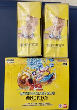 One Piece OP15-EB04 - Booster Box (UNSEALED) and (2) SEALED Double Pack! Bandai - Image 3