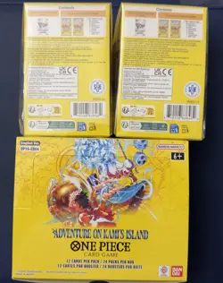 One Piece OP15-EB04 - Booster Box (UNSEALED) and (2) SEALED Double Pack! Bandai - Image 4