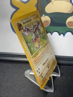 Pokemon TCG Aerodactyl 1/62 Fossil Unlimited Holo Rare Vintage 1999 WOTC - Image 5