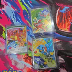 Pokemon TCG First Partner Illustration Collection Series 1 Kanto GEN 1 Starters - Image 1