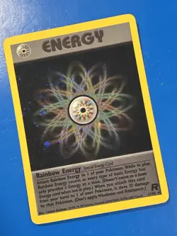 Rainbow Energy 17/82 Team Rocket Holo Pokemon TCG - Image 2