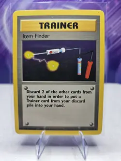 Pokemon TCG Trainer Item Finder 74/102 Base Set Rare Vintage - Image 1