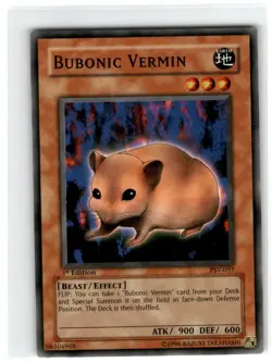 Yu-Gi-Oh! Bubonic Vermin Common PSV-057 Moderately Played 1st Edition - Image 1
